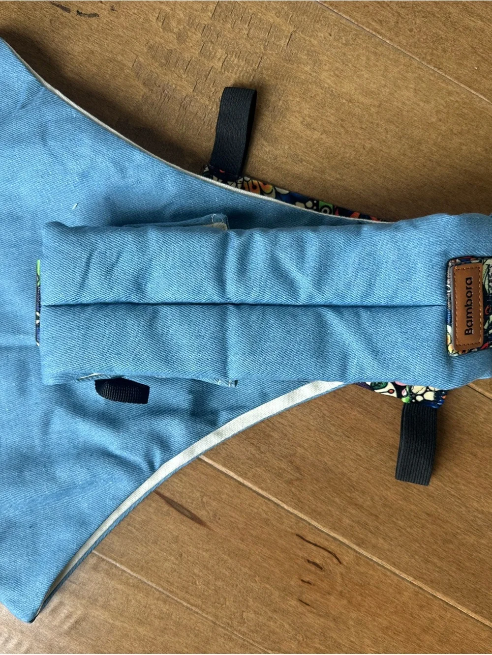 Bambora Adjustable Sling Carrier in Blue & Multicolor - Comfortable Support